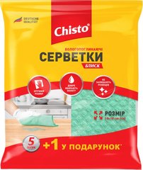 Серветки Chisto Блиск вологопоглинаючі 5+1 шт