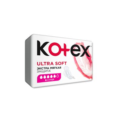 Гигиенические прокладки Kotex Ultra Soft Super 8 шт.