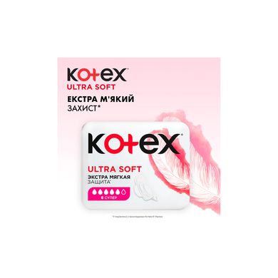 Гігієнічні прокладки Kotex Ultra Soft Super 8 шт.