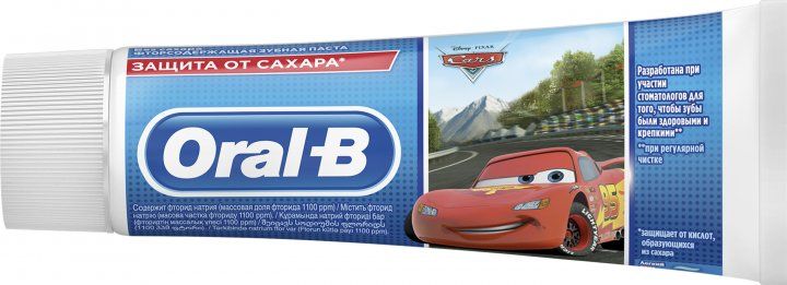 Зубная паста Oral-b Kids Тачки 75 мл