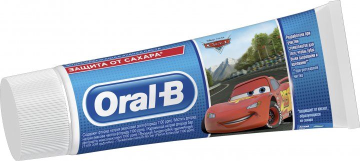 Зубная паста Oral-b Kids Тачки 75 мл