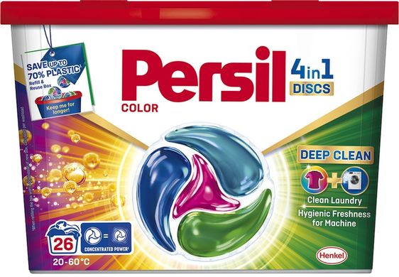 Капсулы для стирки Persil Discs 26шт Color