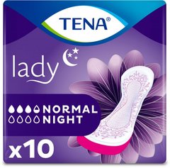 Урологические прокладки Tena Lady Normal Night 10 шт