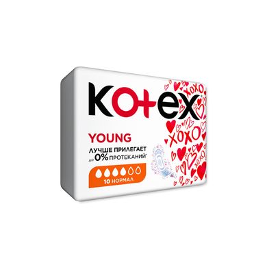 Гигиенические прокладки Kotex Young Ultra Dry Normal 10 шт.