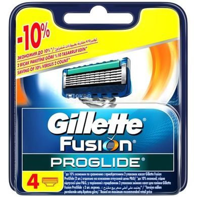 Сменные кассеты Gillette Fusion ProGlide 4 шт