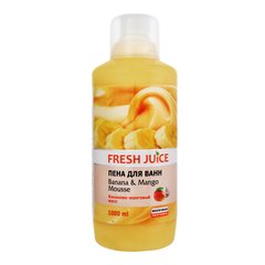 Пена для ванн Fresh Juice Banana & Mango mousse 1 л