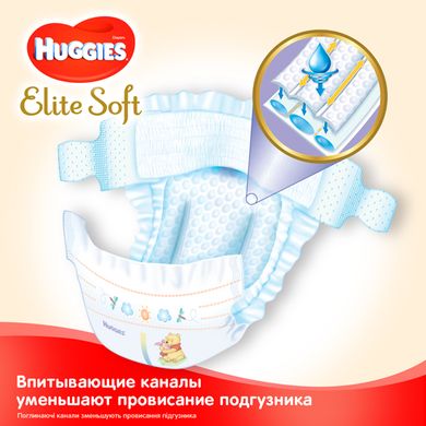 Подгузники Huggies Elite Soft Jumbo 5 (12-22 кг) 28 шт