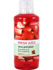 Пена для ванн Fresh Juice Strawberry & Red Bayberry 1 л