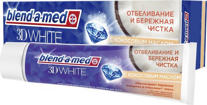 Зубна паста Blend-a-med 3D White Дбайливе чищення 100 мл