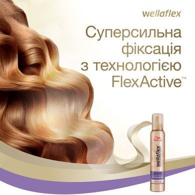 Мусс для волос Wella Wellaflex Объём для тонких волос Суперсильная фиксация 200 мл