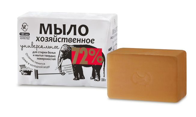 Мило господарське Невская косметика універсальне 72% 180 г