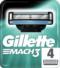 Змінні картриджі для гоління (леза) чоловічі Gillette Mach3 4 шт.