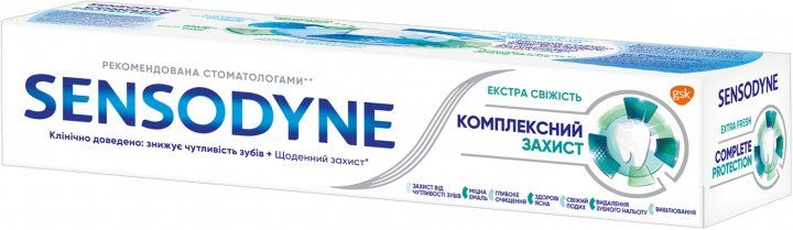 Зубна паста Sensodyne Комплексний захист Екстра Свіжість 75 мл