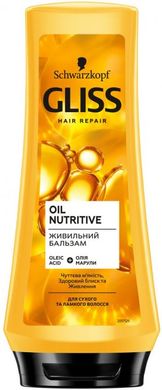 Питательный бальзам GLISS Oil Nutritive для сухих и поврежденных волос 200 мл