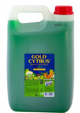 Рідина для миття посуду Gold Cytrus Лайм 5 л