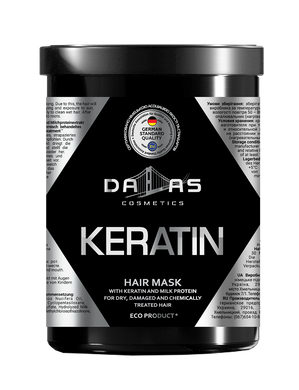 Крем-маска для волос Dallas Keratin Professional Treatment с кератином и экстрактом молочного протеина 1 л