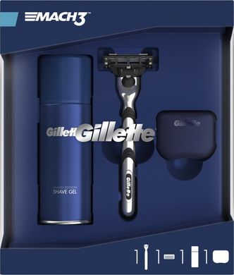 Подарочный набор для мужчин Gillette + Дорожный чехол