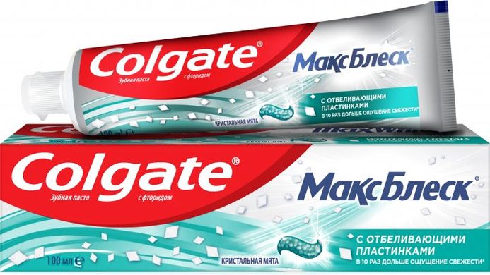 Зубная паста Colgate Макс Блеск отбеливающая 100 мл