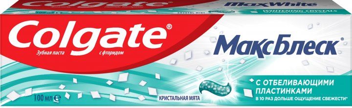 Зубная паста Colgate Макс Блеск отбеливающая 100 мл