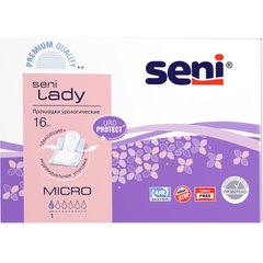 Урологічні прокладки Seni Lady Micro 16 шт.