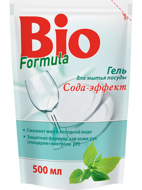 Гель для миття посуду Bio Formula Сода-ефект 500 мл