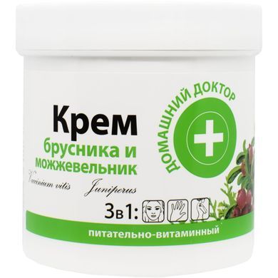 Крем для лица Домашний доктор Брусника и можжевельник 250 мл