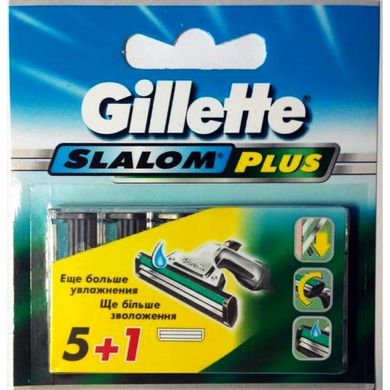 Змінні касети Gillette Slalom Plus 6 шт