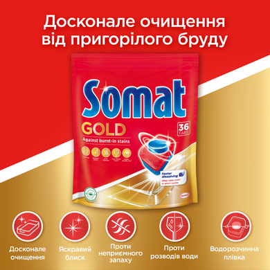 Таблетки для миття посуду Somat Gold 60 шт.