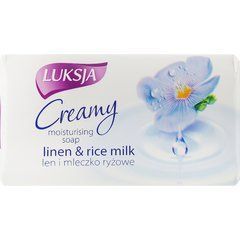 Крем-мыло Luksja Linen & rice milk 90 г