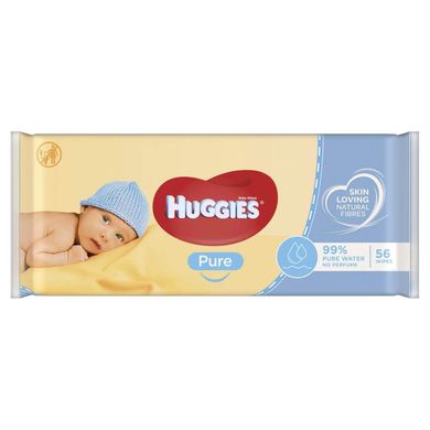 Салфетки влажные Huggies Pure 56 шт.