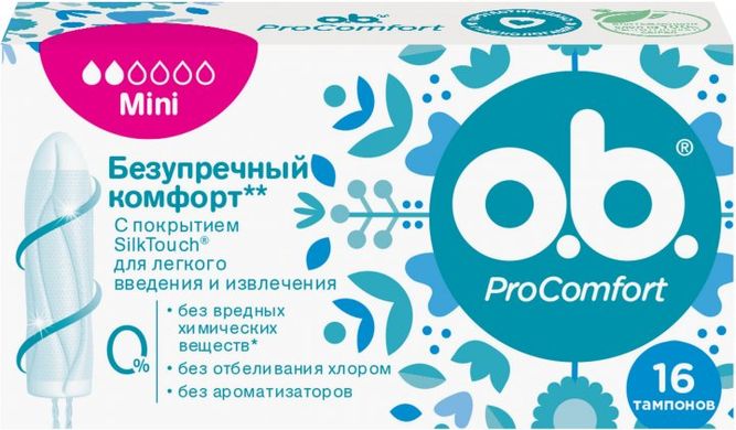 Тампоны o.b. ProComfort Mini 16 шт