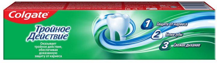 Зубна паста Colgate Потрійна дія 50 мл