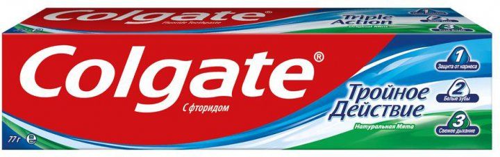 Зубная паста Colgate Тройное действие 50 мл