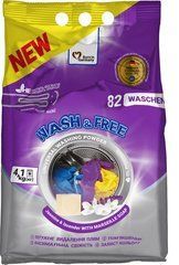 Стиральный порошок WASH&FREE 4,1кг универсальный Жасмин Лаванда с марсельским мылом