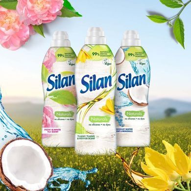 Кондиціонер-ополіскувач Silan Naturals Аромати іланг-ілангу та ветиверу 1,45 л